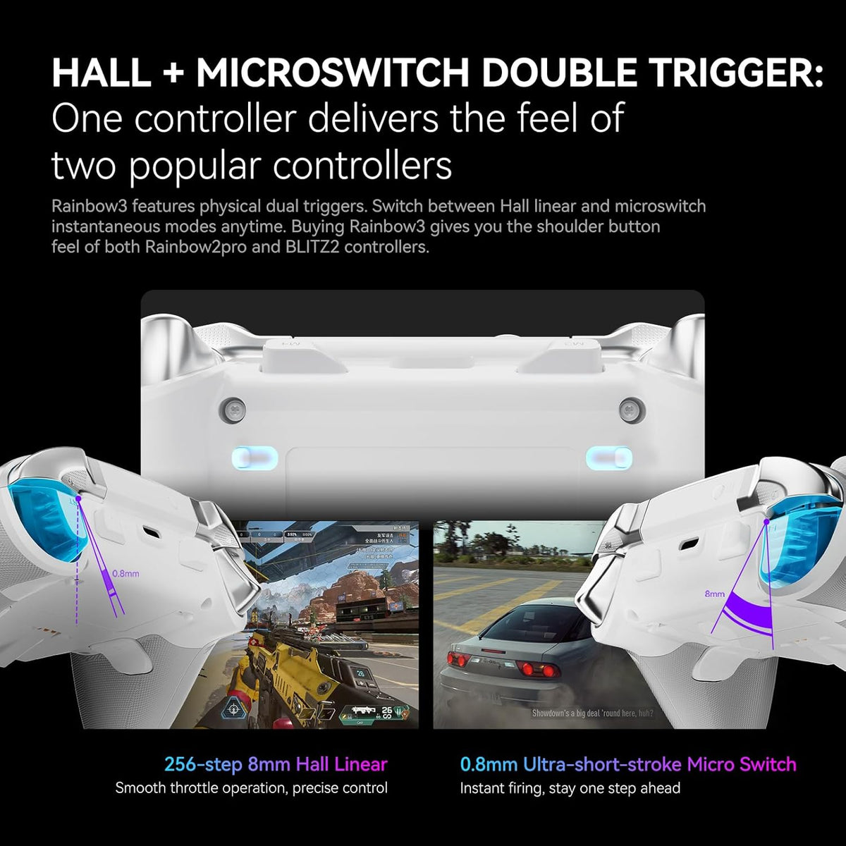 Bigbig Won Rainbow 3 Wireless Gaming Controller 