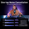 Maono DM40 Pro S Wireless RGB Condenser Gaming Desktop Microphone with Boom Arm 