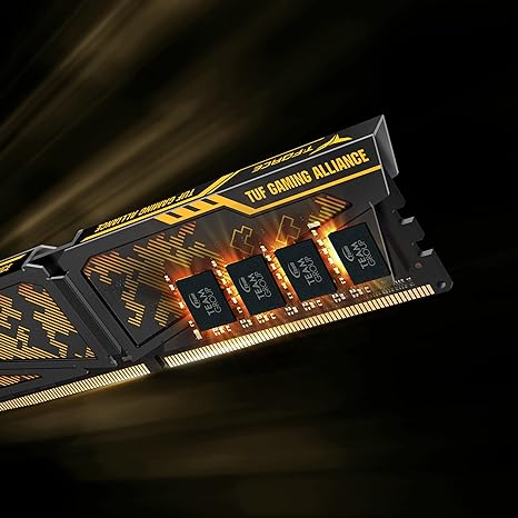 Teamgroup T-Force Vulcan TUF Gaming Alliance 32GB (2X16GB) DDR4 3200MHZ CL16-20-20-40 Desktop Memory (TLTYD432G3200HC16FDC01)