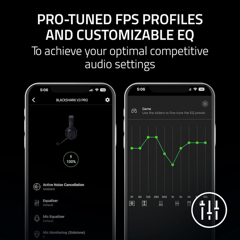 Razer BlackShark V3 Pro Wireless ANC Esports Gaming Headset with Ultra-Low Latency
