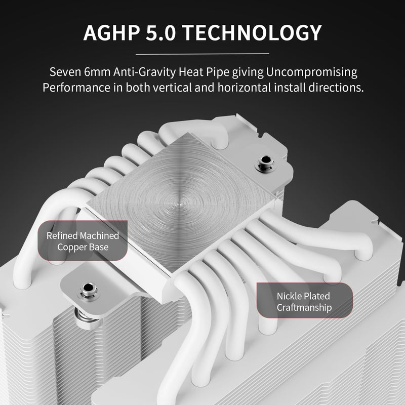 Thermalright Phantom Spirit 120 Digital Dual Tower CPU Air Cooler (Snow)