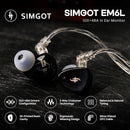 SIMGOT EM6L 1DD + 4BA Hybrid Driver in-Ear Monitor