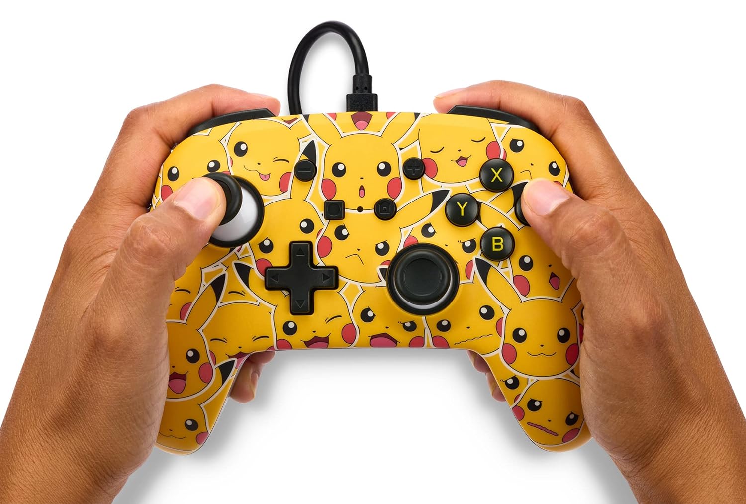 Power A NSW Enhanced Wired Controller Pikachu Moods For Nintendo Switch