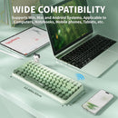 Ajazz 308I 84-Keys Bluetooth Wireless Membrane Keyboard (Milk Green)