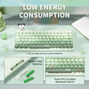Ajazz 308I 84-Keys Bluetooth Wireless Membrane Keyboard (Milk Green)
