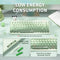 Ajazz 308I 84-Keys Bluetooth Wireless Membrane Keyboard (Milk Green)