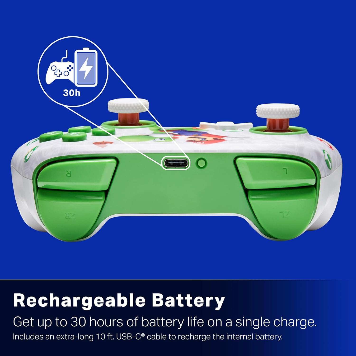 PowerA Advantage Wireless Controller for NSW 2 (Mario & Yoshi)