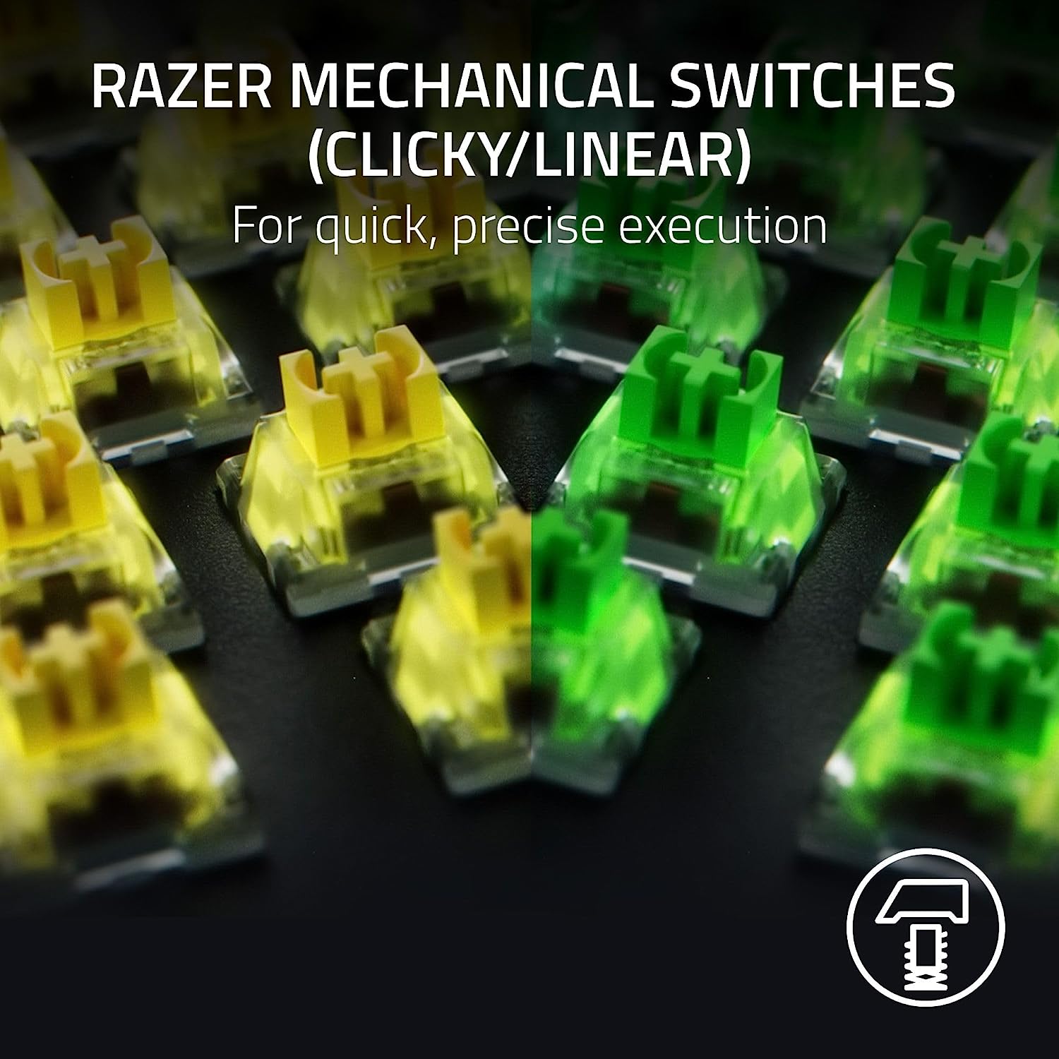 Razer Blackwidow V4 Mechanical Gaming Keyboard (Yellow Switch)
