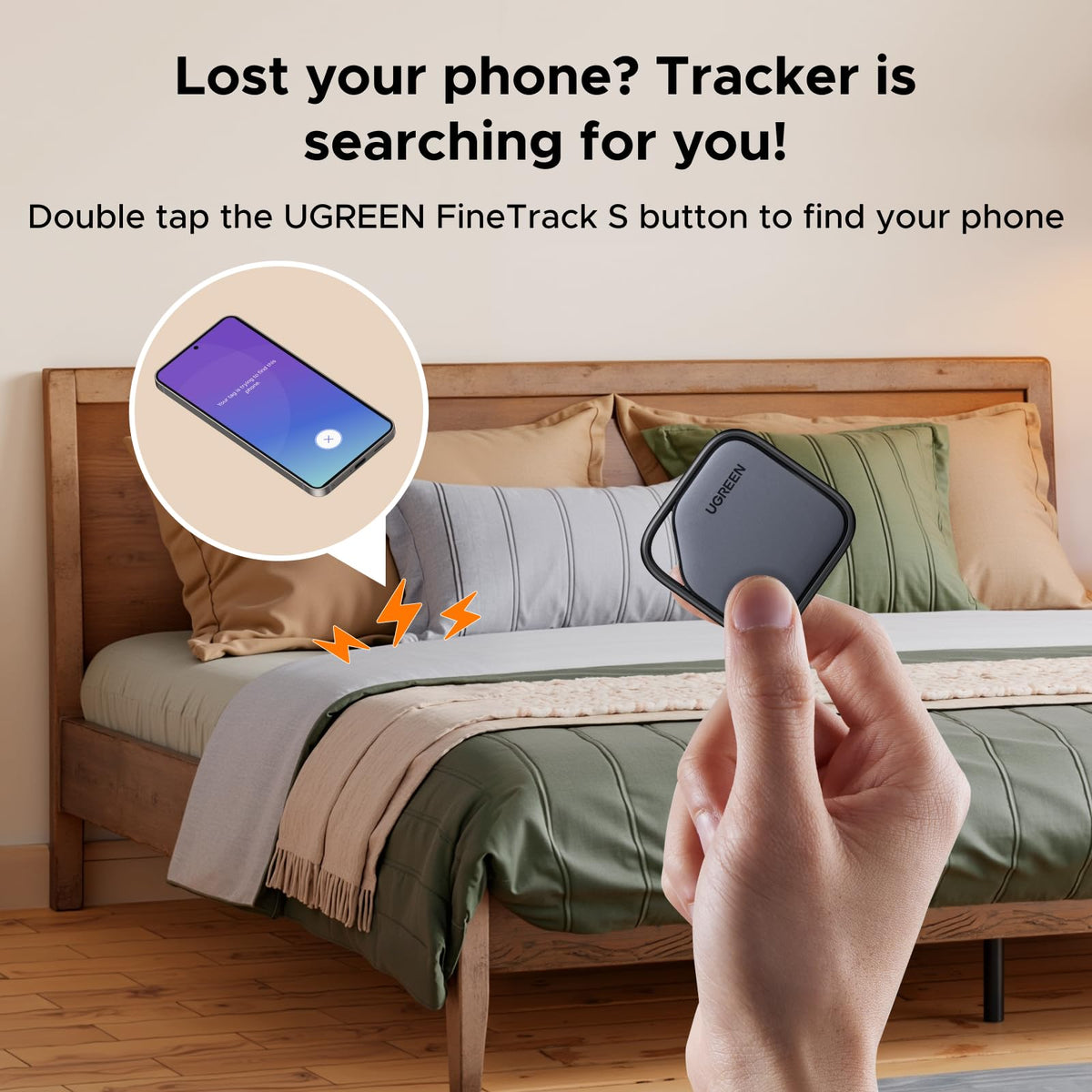Ugreen Tracker for Galaxy Series - 2 Pack (Black) (CM829/55769P)