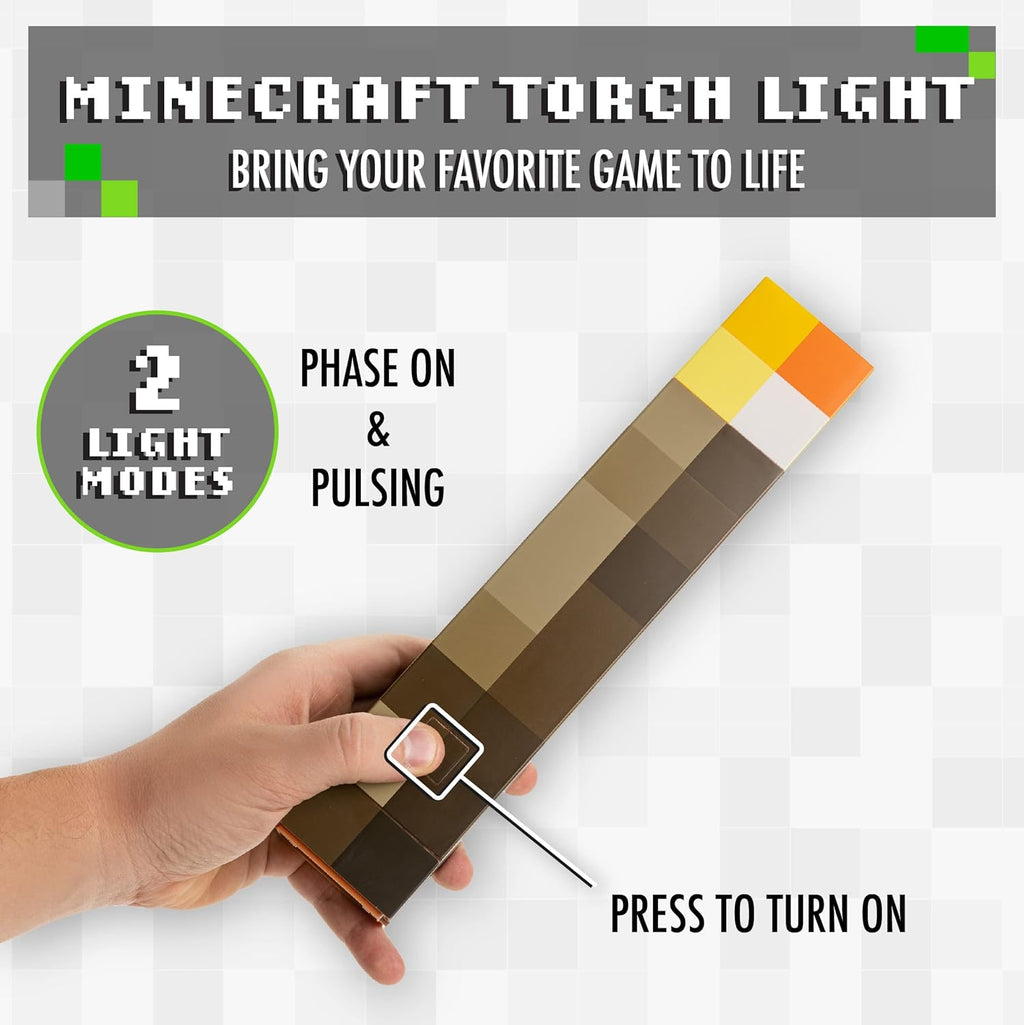 Minecraft Torchlight Sign Paladone Minecraft Torch Light (PP9202MCF)