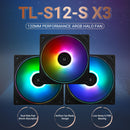 Thermalright TL-S12-S Silent 120mm PWM Hybrid ARGB Effect Case Fan