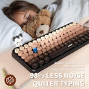 Ajazz 308I 84-Keys Bluetooth Wireless Membrane Keyboard (Bean Paste)