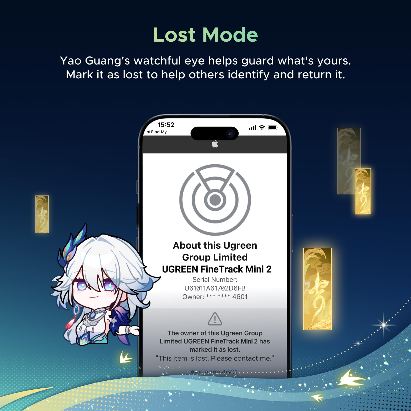 Ugreen x Honkai: Star Rail FineTrack Mini 2 (FT205/95900SR)