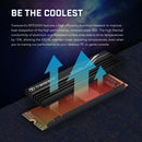 Transcend 1TB 250H PCIe NVME GEN4 X4 With DRAM Cache M.2 Internal SSD (TS1TMTE250H)