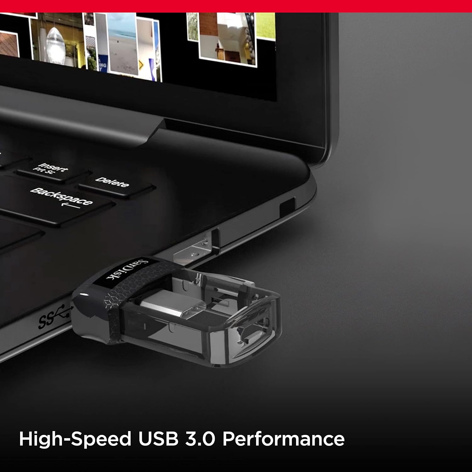 Sandisk Ultra Dual Drive m3.0 USB 3.0 & micro-USB 130MB/s Read