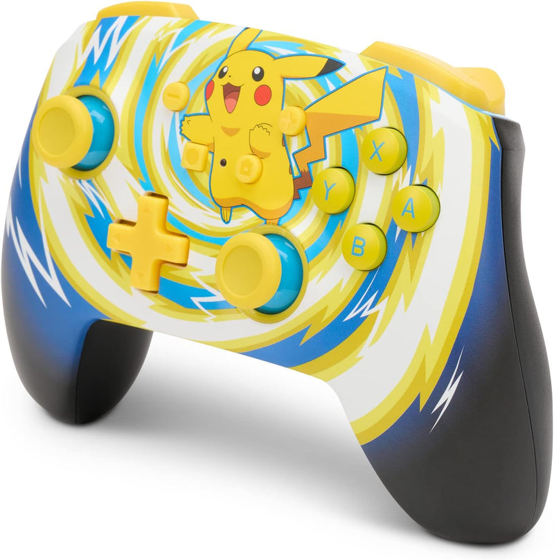 Power A NSW Enhanced Wireless Controller Pikachu Vortex For Nintendo Switch
