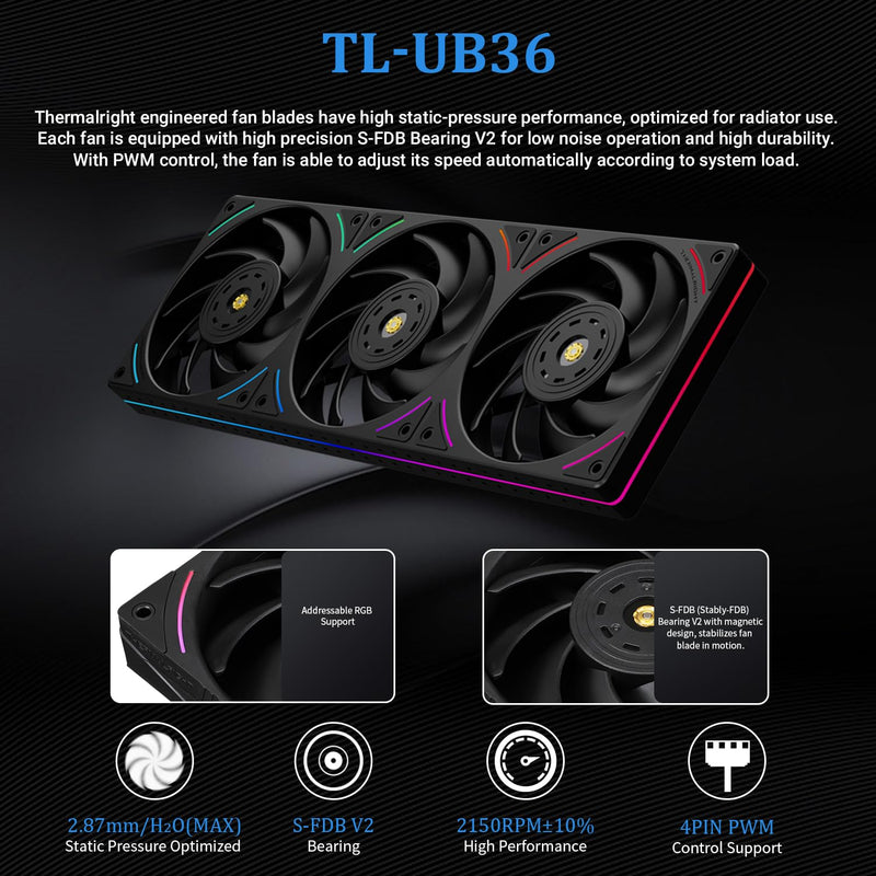 Thermalright Wonder Vision 360 UB ARGB AIO CPU Liquid Cooler