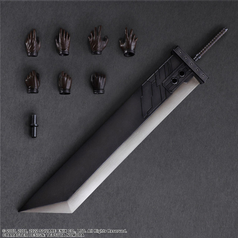 Crisis Core Final Fantasy VII Reunion Play Arts Kai Action Figure Zack Fair Soldier 1st Class