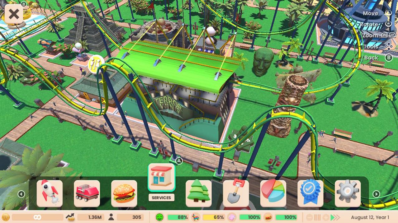 Nintendo Switch Roller Coaster Tycoon Adventures Deluxe