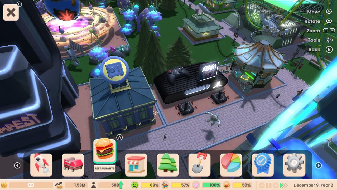 Nintendo Switch Roller Coaster Tycoon Adventures Deluxe