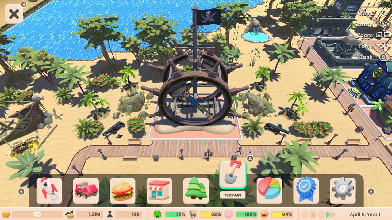 Nintendo Switch Roller Coaster Tycoon Adventures Deluxe