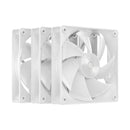 Ocypus Delta F12 3-in-1 120mm PWM Performance Fan Triple Pack (Black, White)
