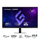 ViewSonic VX2757-2K-PRO-4 27" 2K QHD (2560x1440) 425Hz 1ms GTG SuperClear IPS Gaming Monitor with Tilt Adjustment