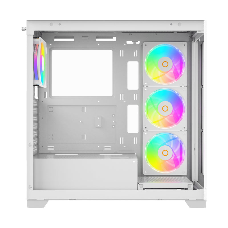 Ocypus Gamma C72 ARGB Mid-Tower Panoramic View Case with ARGB Fans | DataBlitz