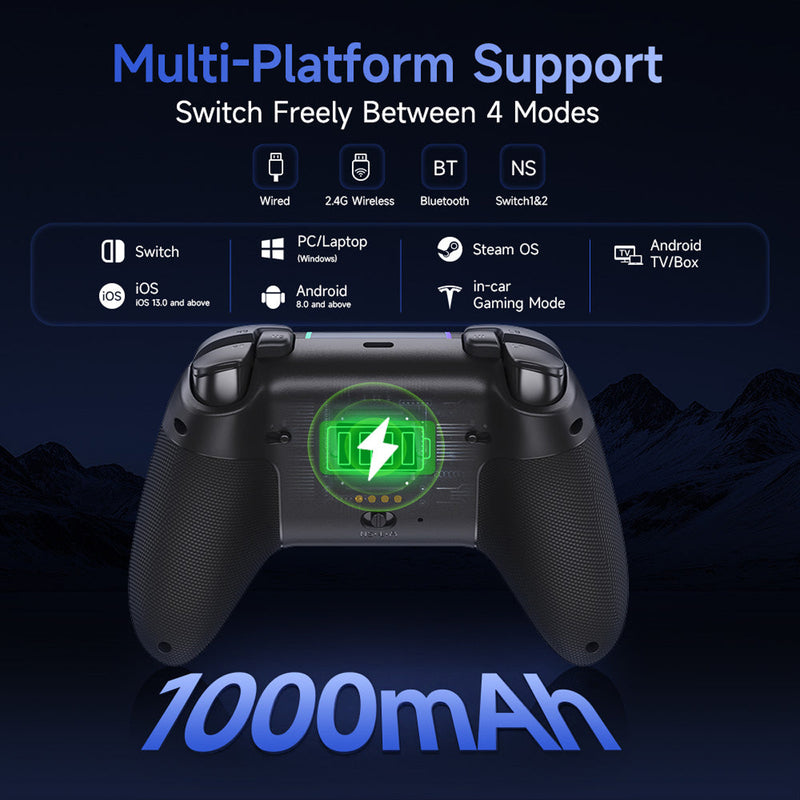 EasySMX X05Pro Multiplatform Wireless Gaming Controller for Nintendo Switch/PC/iOS/Android