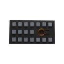 TAIHAO RUBBER DOUBLE SHOT BACKLIT GAMING KEYCAPS SET FOR CHERRY MX SWITCH TYPE (18-KEYS) (NEON GREY)
