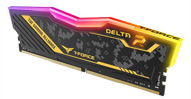 Teamgroup T-Force Delta TUF Gaming Alliance RGB 16GB DDR4 3200MHZ Desktop Memory | DataBlitz