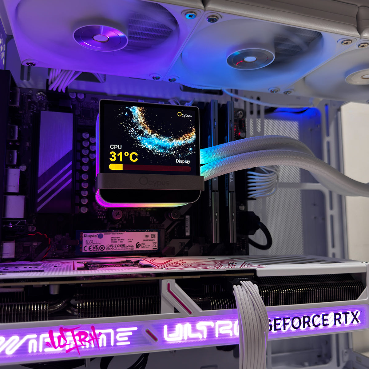 Optima C285P White Desktop Gaming PC