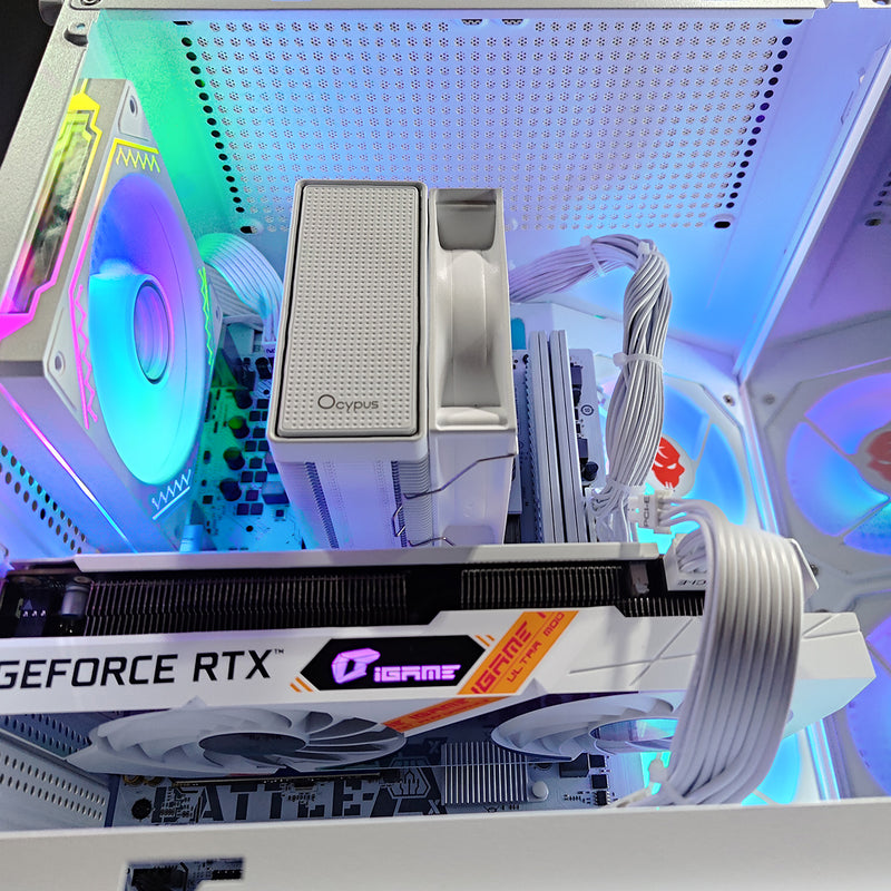 Alpha Apollo A275 White Gaming | AMD Ryzen 5 5500 | 16 GB RAM |  512GB SSD | RTX 3050 | Windows 11 Pro