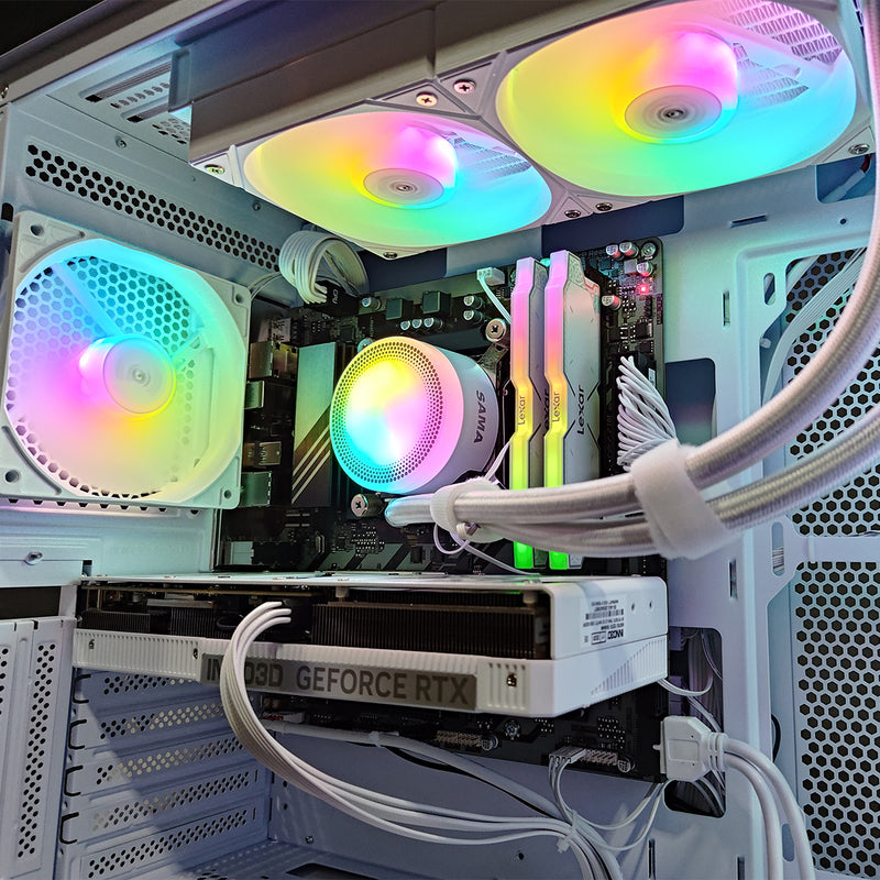 Aurora S40 White Desktop Gaming PC | DataBlitz