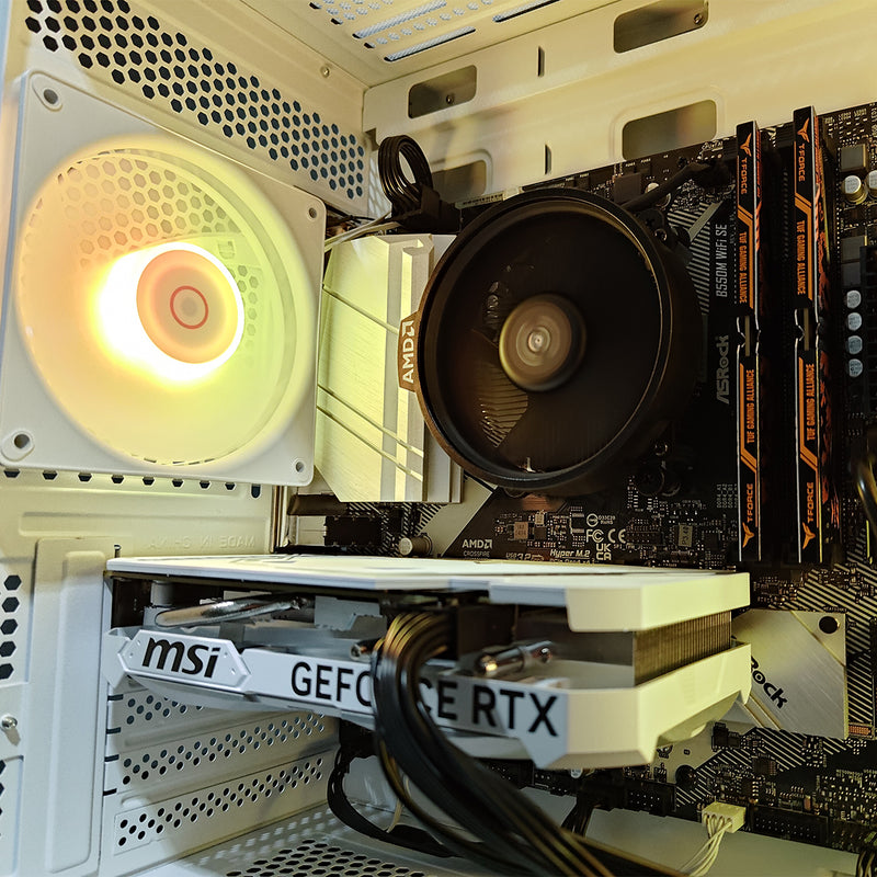Alpha Gamma C50 White Desktop Gaming PC | DataBlitz