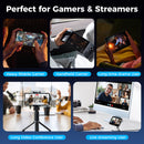 IINE Chill Meow Magnetic RGB Cooling Fan (Black, Silver)