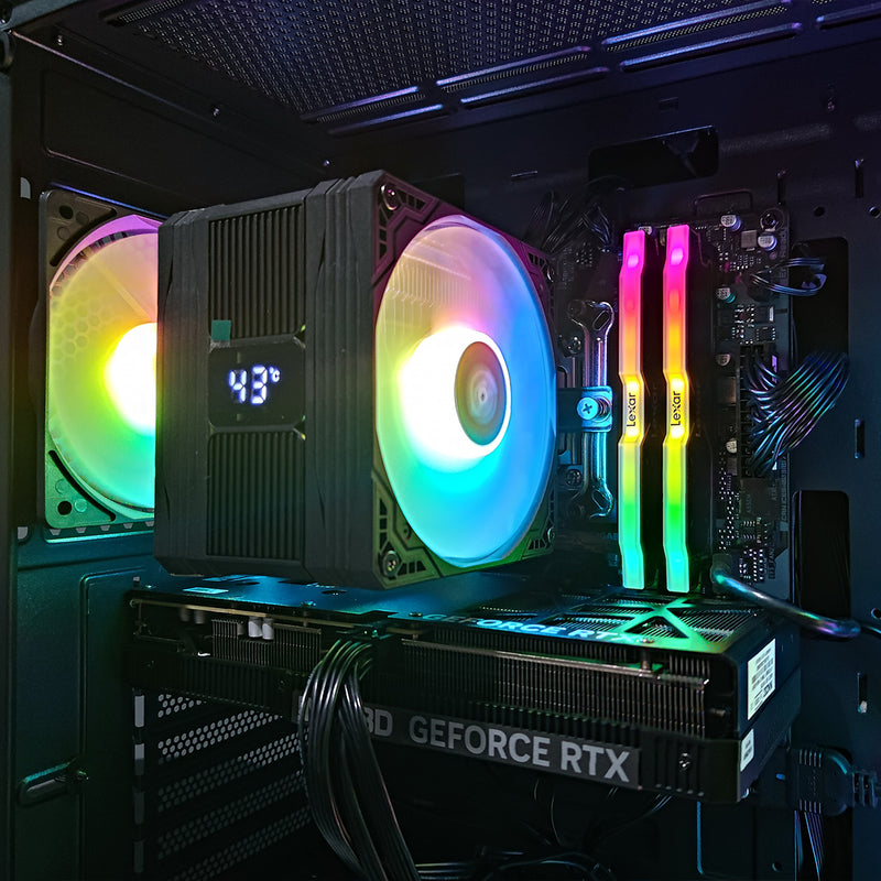 Sigma Uriel Black Desktop Gaming PC | AMD Ryzen 5 7500F | 32GB RAM | 1TB SSD | GeForce RTX 5060 TI | Windows 11 Pro