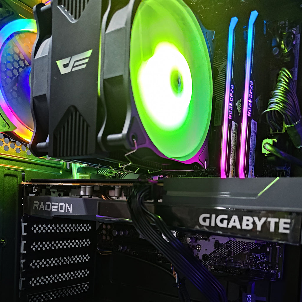 Alpha Megatron Alpha Megatron Black Desktop Gaming PC | AMD Ryzen 5 5600 | 16 GB RAM ...