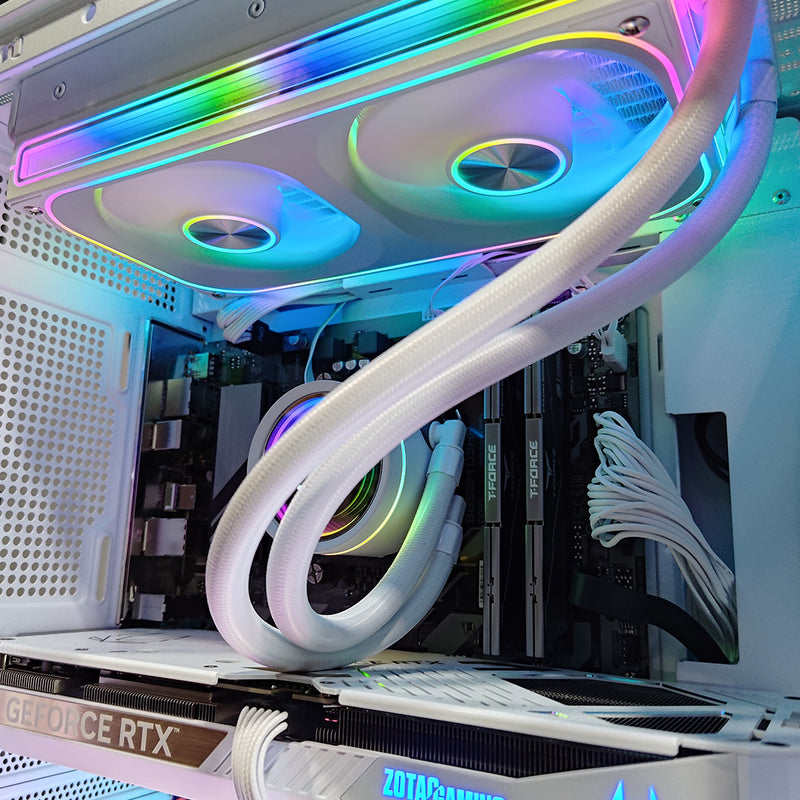 Aurora D41 White Desktop Gaming PC | DataBlitz