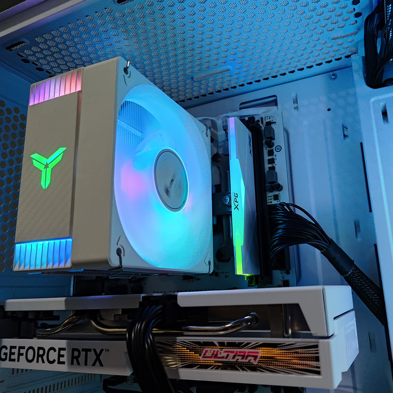 Alpha Aurora White Desktop Gaming PC | DataBlitz