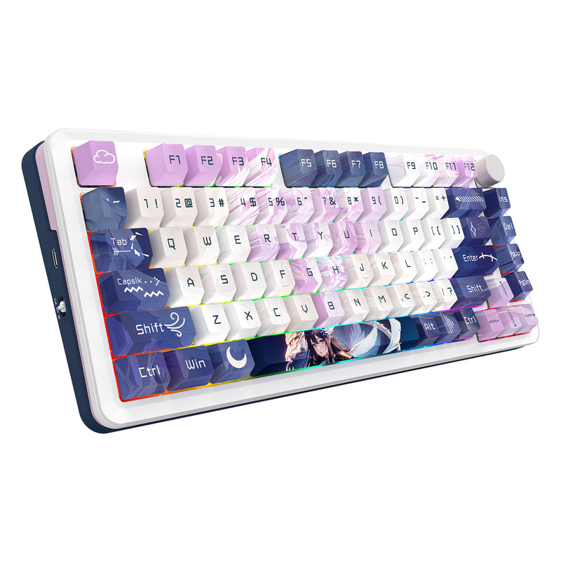 Redragon K681ACG Cyrus Pro Anime Ed. RGB Wireless 75% Hot-Swappable Gasket Mechanical Keyboard