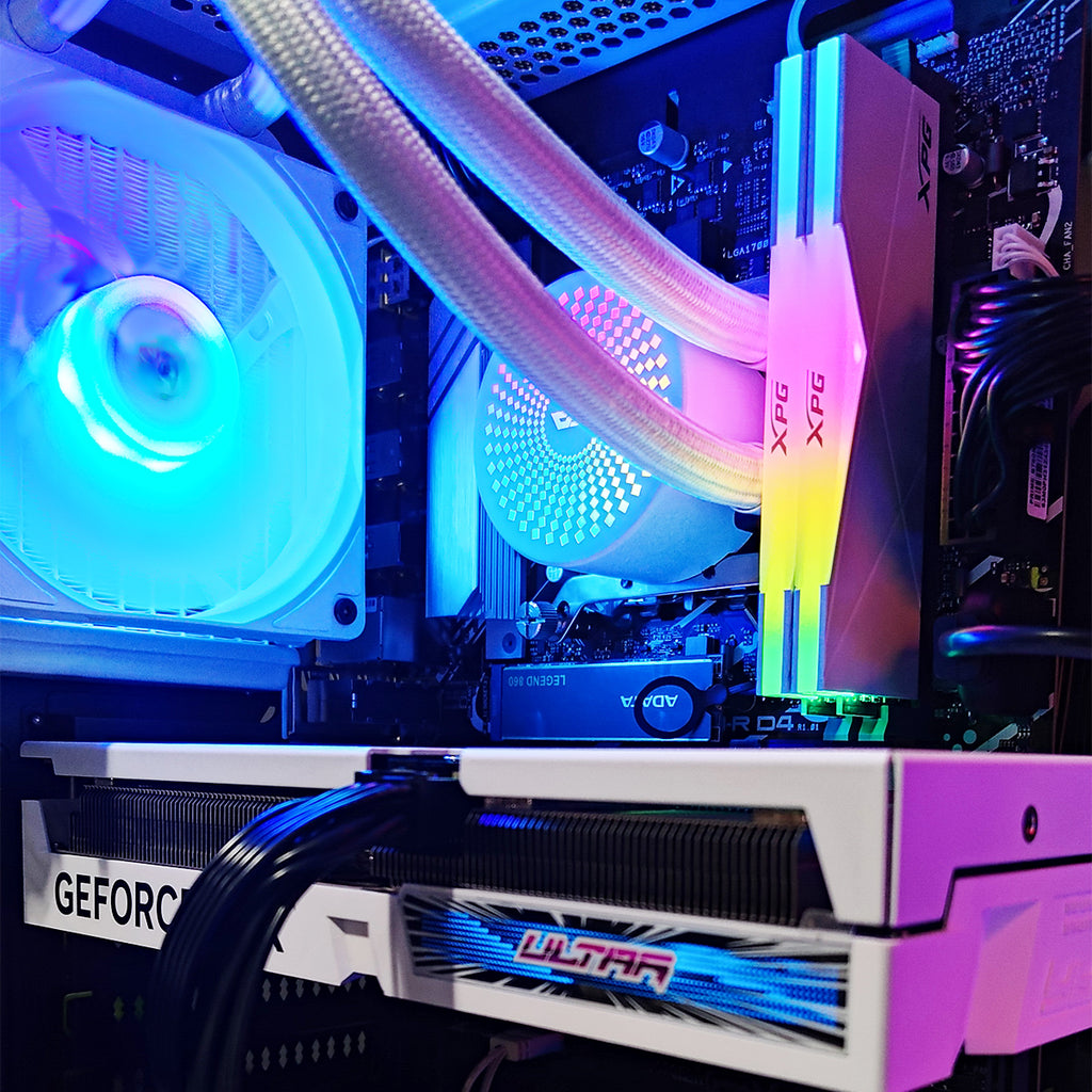 Sigma Pollux White Desktop Gaming PC | Intel i5 14400F | 16GB RAM | 1TB ...