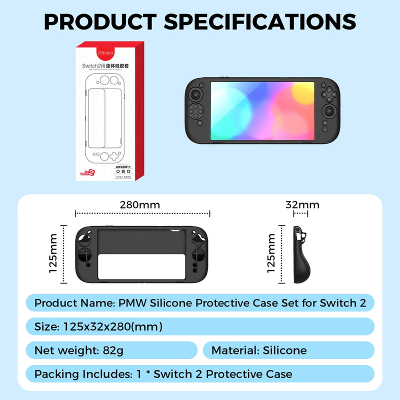 PMW One-Piece Silicone Cover for Nintendo Switch 2 (L1130)