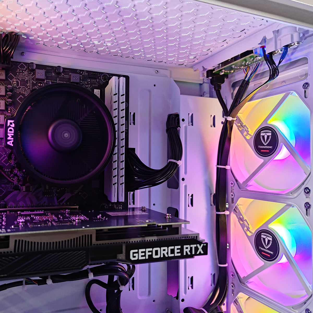 Alpha Hermes White Desktop Gaming PC