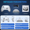 IINE Aether Radiant Silver Wireless Controller with Charging Dock