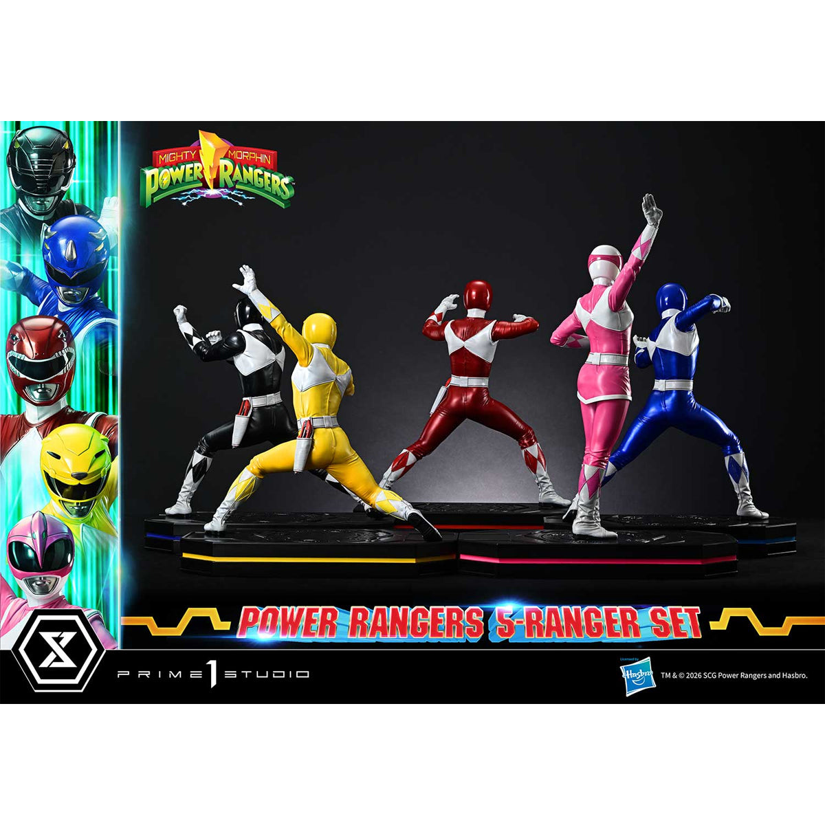 Premium Masterline Mighty Morphin Power Rangers: Power Rangers 5-Ranger Set