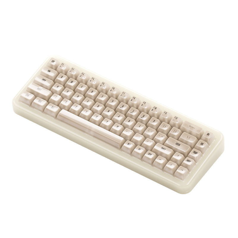 Akko YU01 Antique Jade Resin Case Multi-Mode RGB Hot-Swappable Mechanical Keyboard (Akko V3 Piano Pro Switch Special Version)