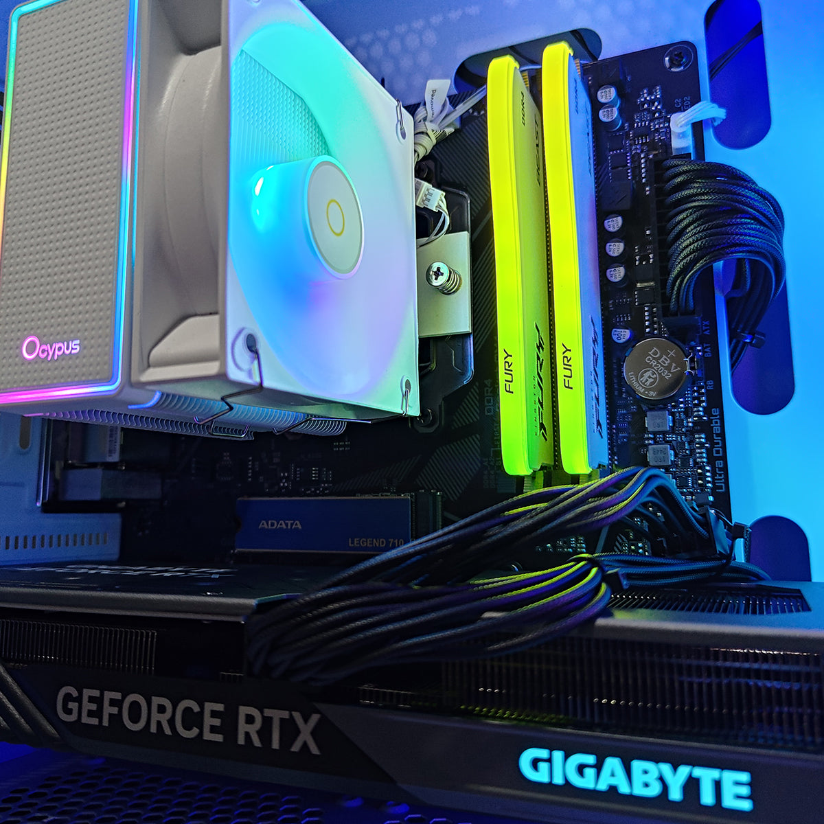 Alpha Ruby White Desktop Gaming PC