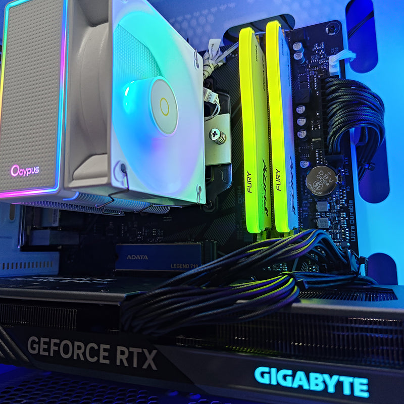 Alpha Ruby White Desktop Gaming PC