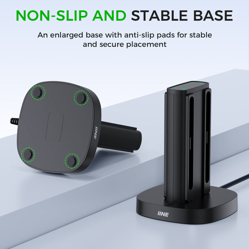 IINE 4-in-1 Classic Charging Dock for Nintendo Switch 2 (Black) (L1103)